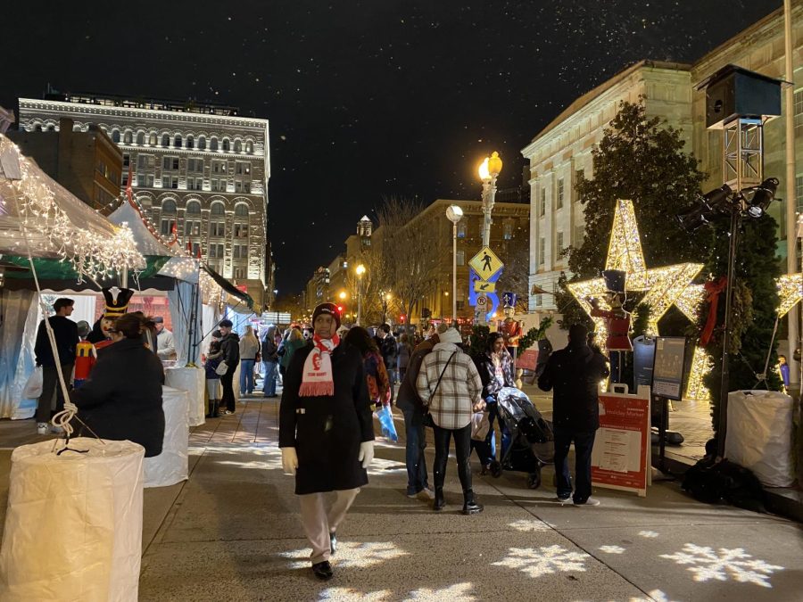 Located in front of the National Portrait Gallery, the Downtown Holiday Market features more than 70 vendors and runs for five weeks each winter.