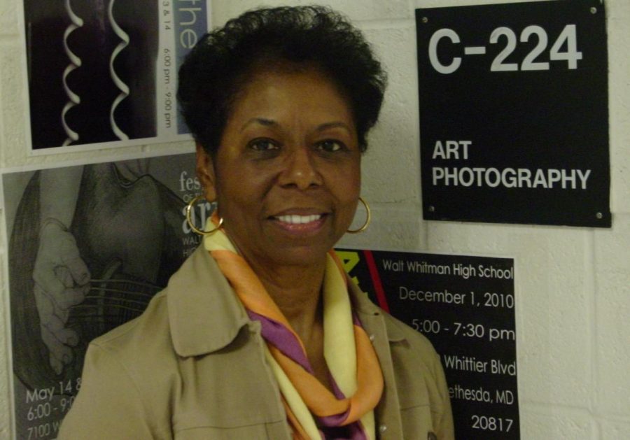 Photography and digital art teacher Marjorie Scott will retire at the end of the year. Over her many years at Whitman, she has inspired countless students to pursue art as a profession and as a hobby. Photo by Nate Rabner.