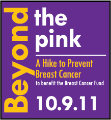 The Breast Cancer Fund has sponsored the hike for five years. The Fund works to raise awareness about the causes of breast cancer. Graphic courtesy www.sugarloafhike.com.