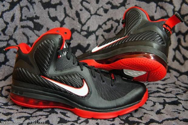 lebron 9 red and black