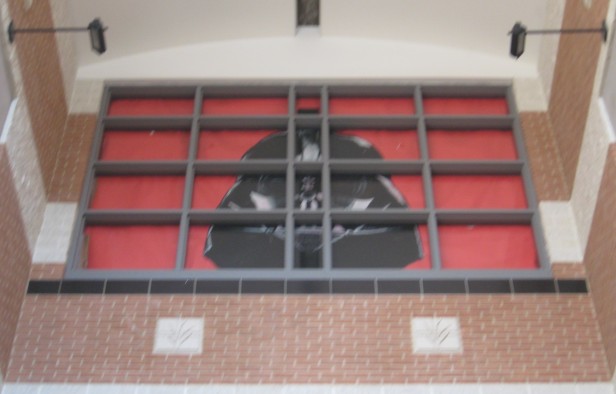 The seniors decorated the main lobby with their Star Wars theme for homecoming. Photo by Julia Berard.