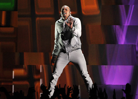 Chris Brown performed at the 54th annual Grammy Awards Feb. 12. Photo courtesy www.rap-up.com.