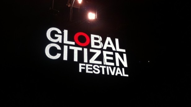 The Global Citizen Festival was also broadcast live on MTV, VH1, nytimes.com, Yahoo, and YouTube. Festival organizers said it was the largest syndicated charity broadcast in history. Photo by Ben Zimmerman.