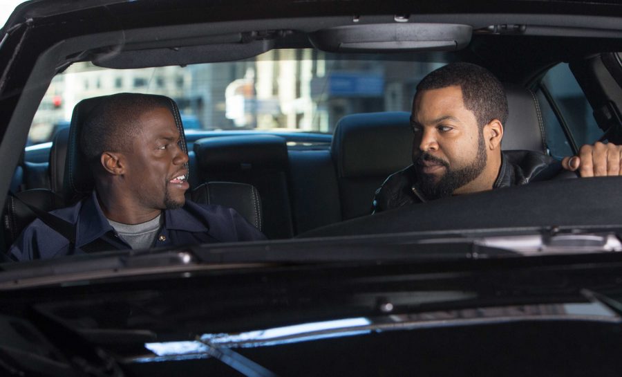 Ice Cube, right, and Kevin Hart in a scene from Ride Along. (AP Photo/Universal Pictures, Quantrell D. Colbert)