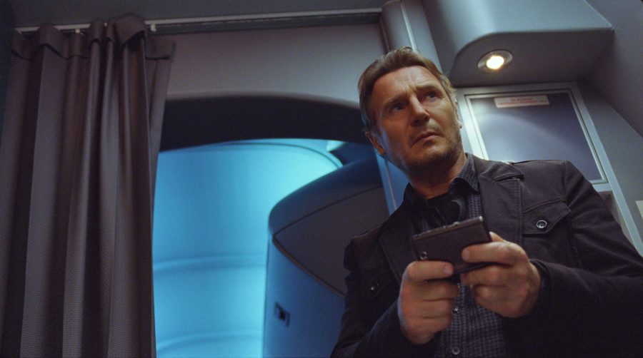 This image released by Universal Pictures shows Liam Neeson in a scene from Non-Stop. (AP Photo/Universal Pictures)
