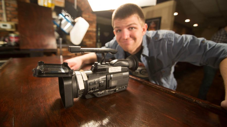 Peter Garafalo (‘08)  works as a filmmaker. He currently releases weekly episodes from his web series, “A Man Walks into a Bar.” Photo courtesy Peter Garafolo.