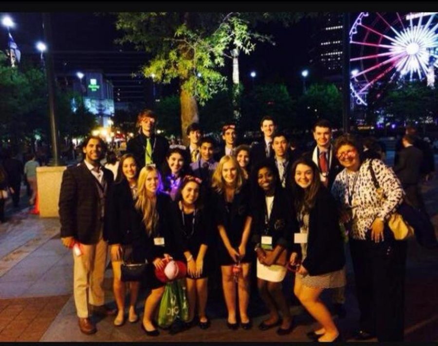 The Deca team poses for a picture while in Atlanta.