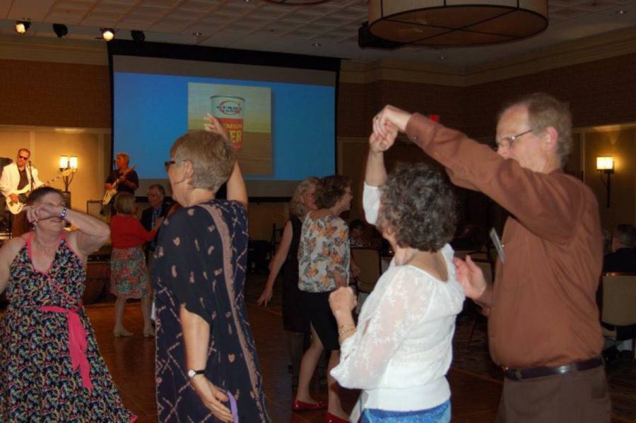 Activities at the reunion included dancing. Photo by Camryn Dahl.