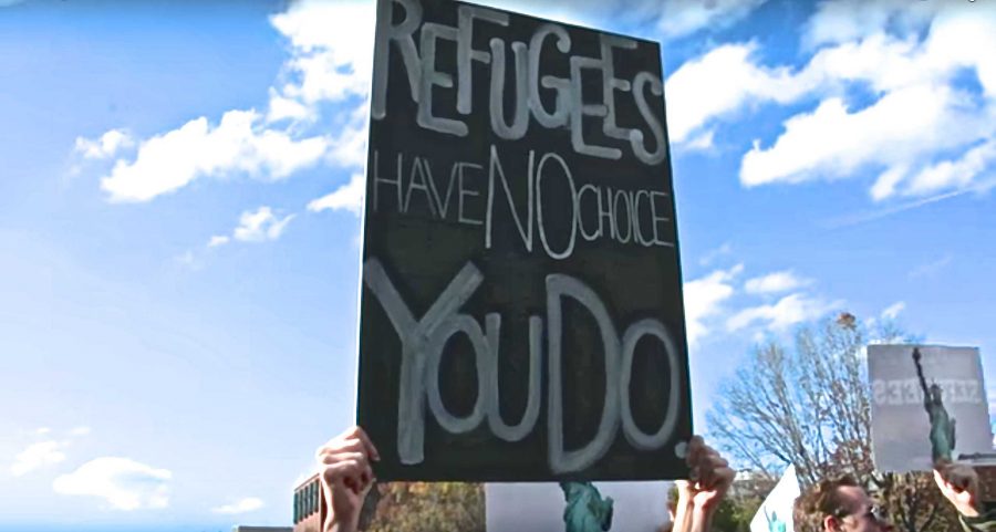 DC protests to welcome refugees