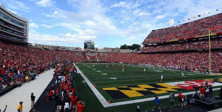Byrd+Stadium+will+soon+be+renamed+Maryland+Stadium%2C+after+people+protested+over+the+stadiums+namesakes+racism.+Photo+courtesy+Brian+Ullman