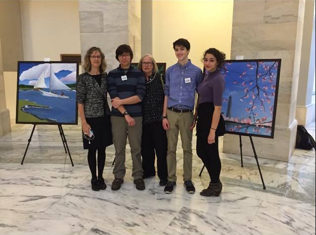 Student art showcased at Capitol, Walter Reed Hospital