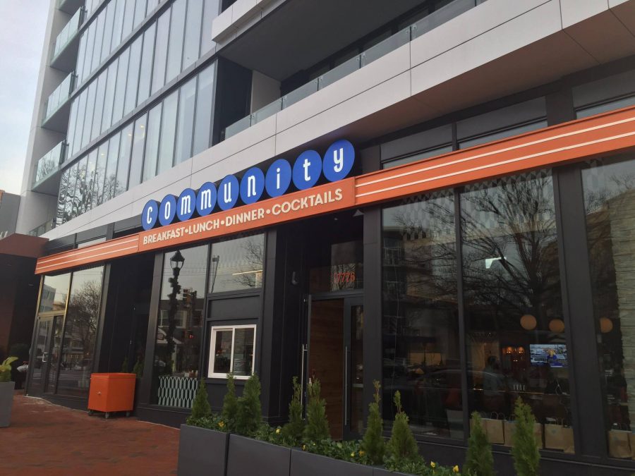 New restaurant Community will open on the corner of Norfolk and Fairmount Avenues. While Community offers a range of options, they also support the local Montgomery county area. Photo by Allie Lerner.