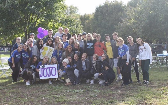 About 20 students gathered Oct. 20 for a walk to raise awareness about suicide. The event, sponsored by the American Foundation for Suicide Prevention, raised over $280,000 from the walk that will go to research, advocacy and other related mental health resources. 