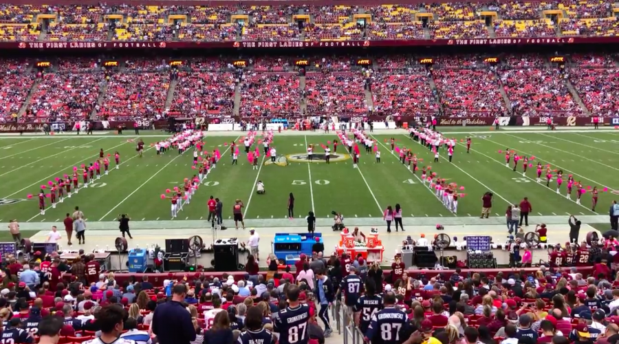 Poms perform in Redskins’ halftime Spirit Explosion – The Black and White