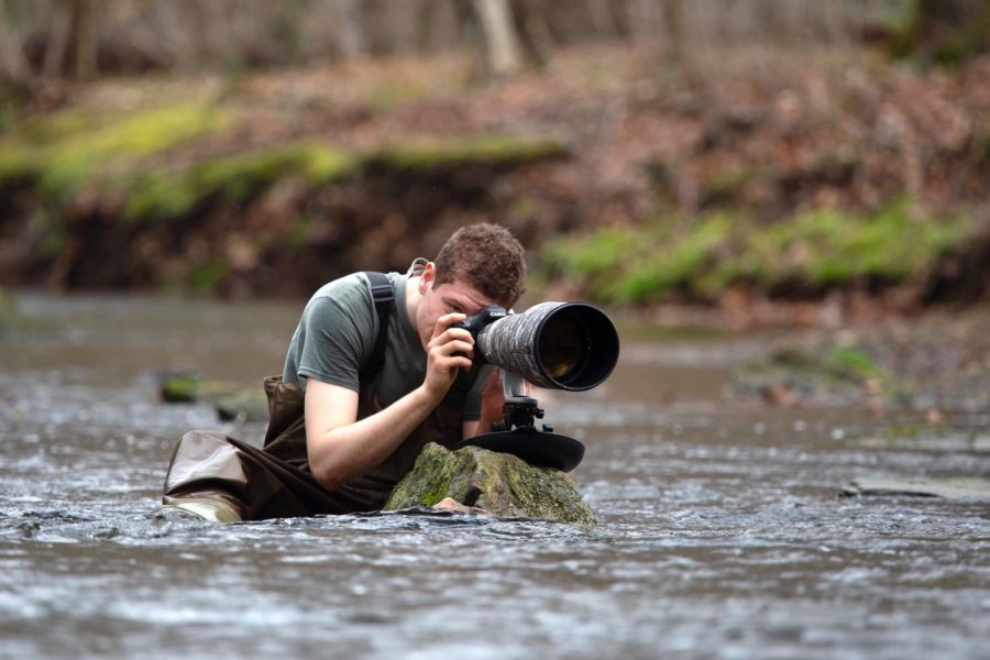 Senior Cameron Darnell has a passion for bird photography.