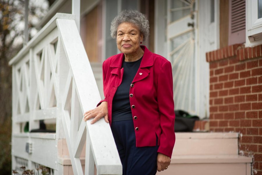 Retired State Department employee Patricia Tyson poses at her home in Lyttonsville, the Silver Spring neighborhood where shes lived for other 70 years. Lyttonsville is one of the few communities in the D.C. area to have never had racially restrictive deed covenants, which excluded minority groups from living in parts of Bethesda and other neighborhoods.