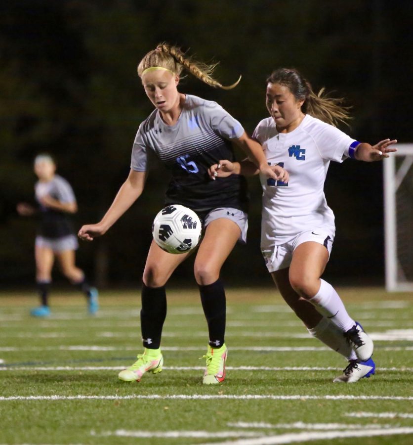 Girls soccer defeats Churchill 4–1 in first playoff game
