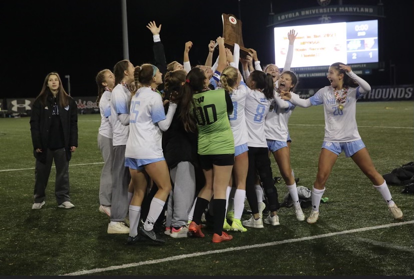 Girls soccer defeats Broadneck 2–1, wins state championship