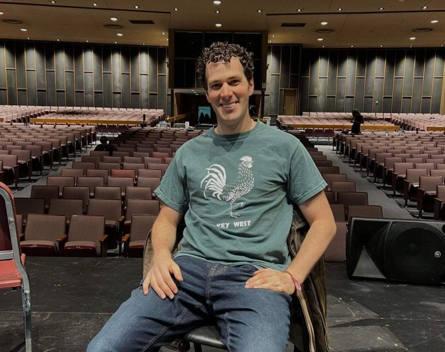 Tyler Herman is Whitman Dramas new director. Hermans experience in theater goes back to his childhood.