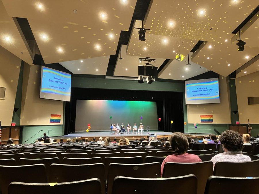 MCPS hosted its fourth annual Pride Town Hall at Walter Johnson High School on Saturday. The school district held the event to build support for stronger LGBTQ+ school communities. 
