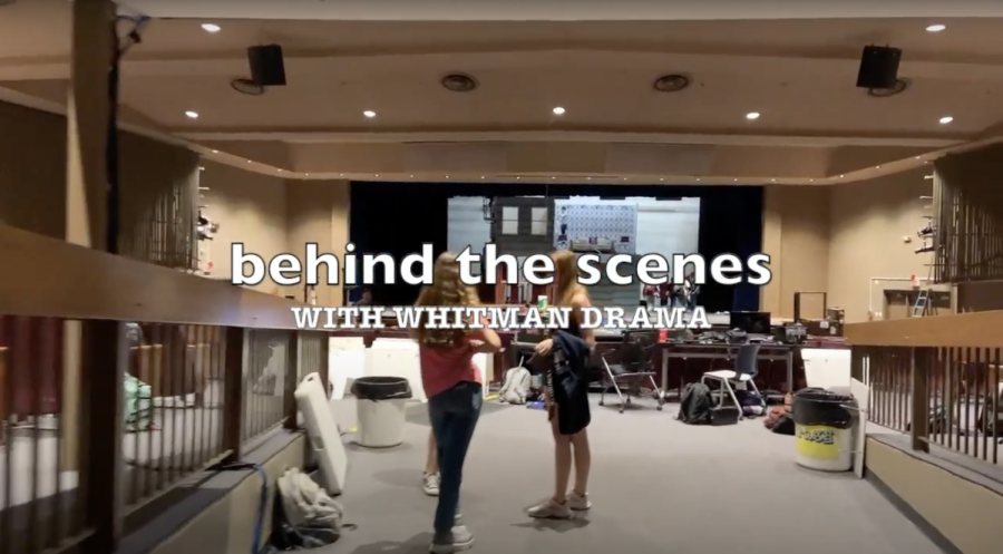 Video: A backstage look at Whitman Dramas spring play