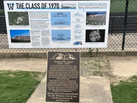 Photo of the Day, September 30: Class of 1970 unveils plaque commemorating Whitman’s Dome