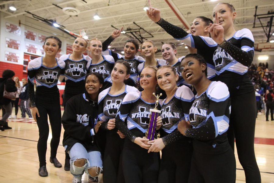 Poms team takes home first place in Division 1 County Championship