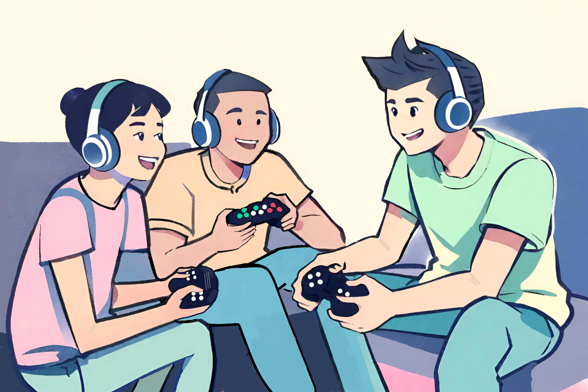 Real friends in a virtual world: My experience with video games – The Black  and White